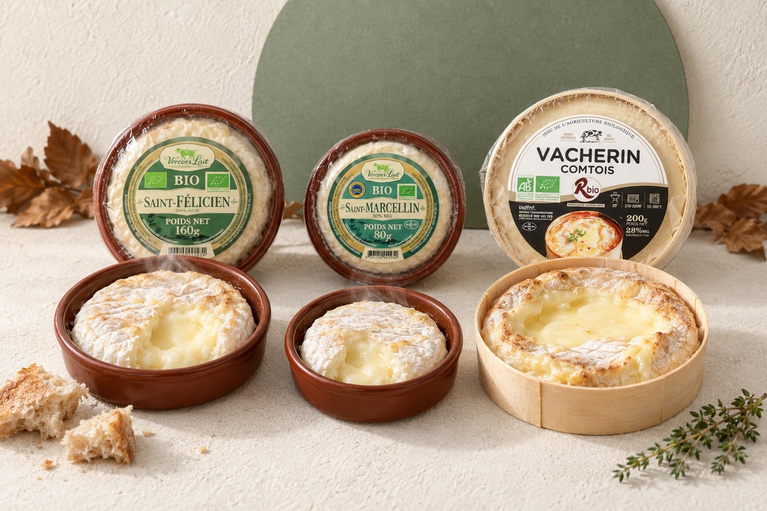 Mini-Fondues aus dem Ofen – Serviervorschlag